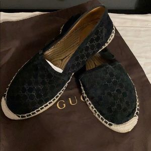 Gucci suede espadrille